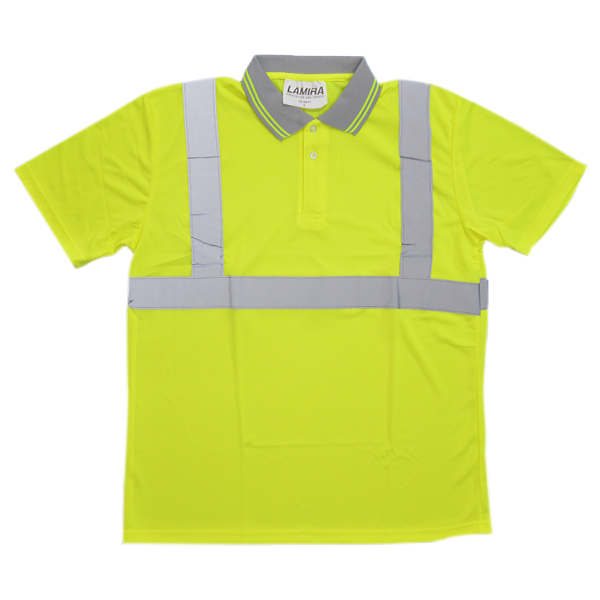 Playera Polo Manga Corta HV Lamira Amarillo AS-4411 - 0